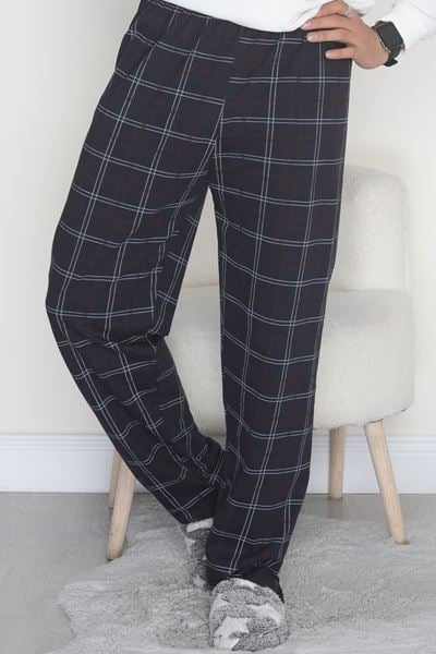 Erkek Süprem Cepsiz Pijama Altı Lacivert - 42671.1952.