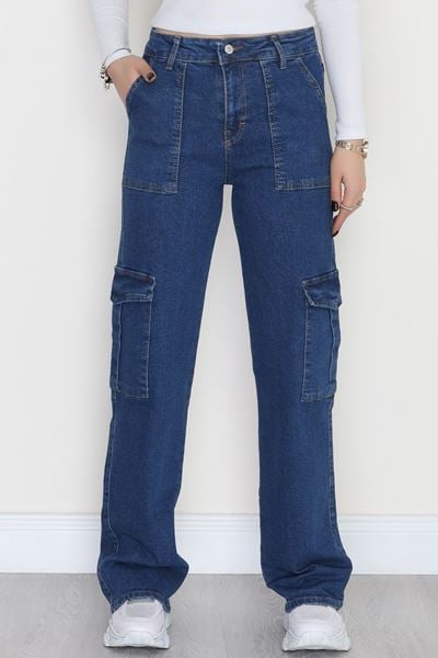 Kargo Cep Palazzo Kot Pantolon Koyumavi1 - 42681.1836.