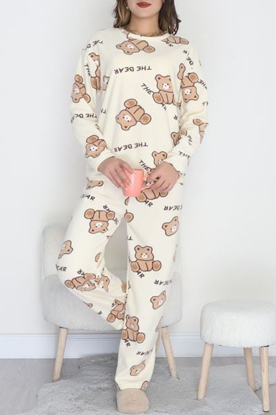 Polar Alt Üst Aynı Pijama Takımı Kremayı - 168.1287.