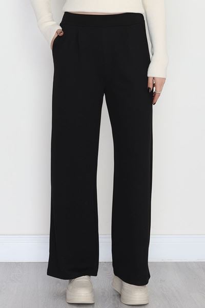 Cepli Pensli Palazzo Pantolon Siyah - 43561.1605.