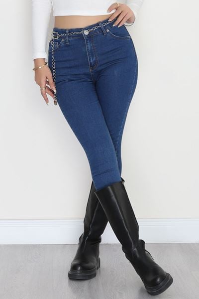 Dar Paça Kot Pantolon Mavi2 - 42340.1431.