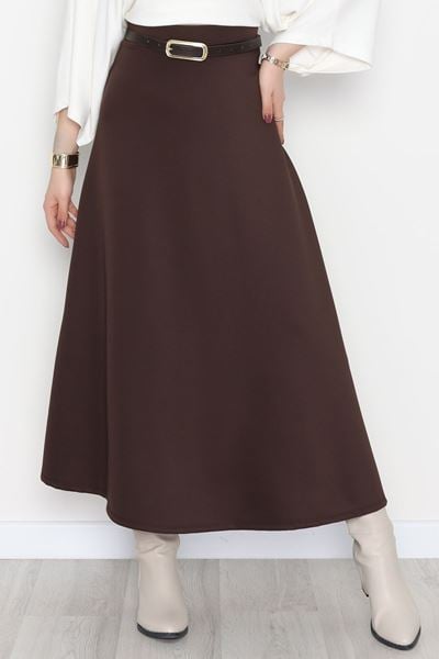 Puf Scuba Kumaş Çan Etek Acıkahve - 50961.2036.