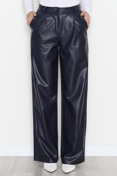 Palazzo Deri Pantolon Lacivert - 51208.1779.