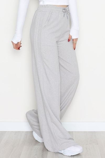 2 İplik Eşofman Altı Gri - 52048.1857.