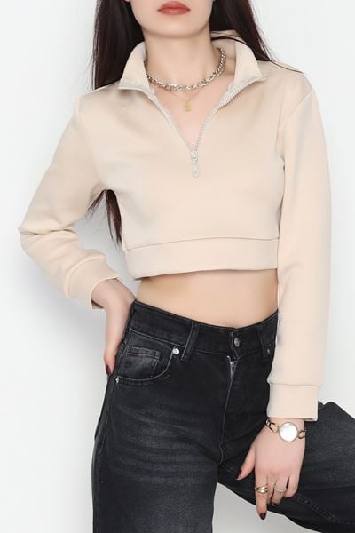 Scuba Yarım Fermuarlı Sweat Ten - 1066.2119.