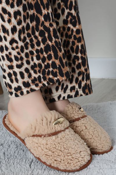 Teddy Ev Terliği Vizon - 1760.1846.