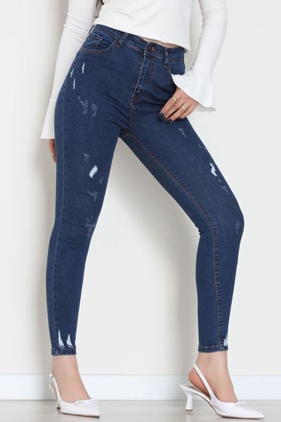 Dar Paça Kot Pantolon Mavi - 42701.2121.