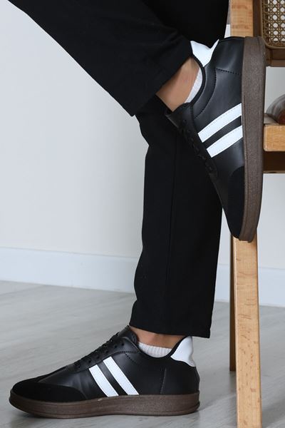 Erkek Spor Ayakkabı Siyahbeyaz - 31681.264.