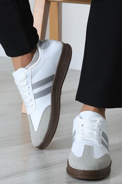 Erkek Spor Ayakkabı Beyazgri - 31681.264.