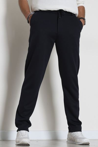 Düz Paça Diagonel Erkek Pantolon Lacivert - 31808.1937.