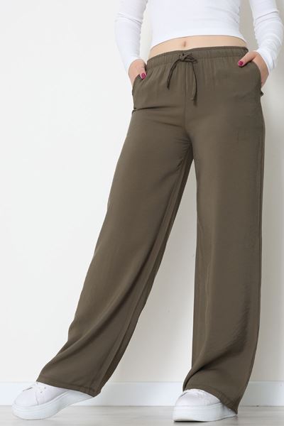 Soft Touch Dokuma Modal Pantolon Haki - 30810.1837.