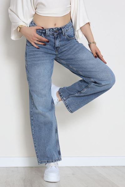 Palazzo Kot Pantolon Açıkmavi - 31830.1904.