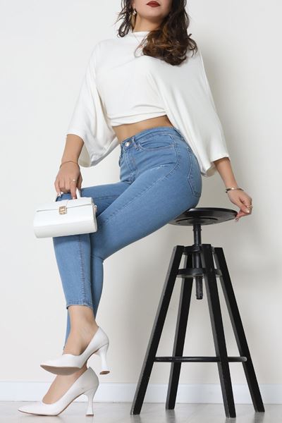 Dar Paça Kot Pantolon Mavi1 - 42701.2121.