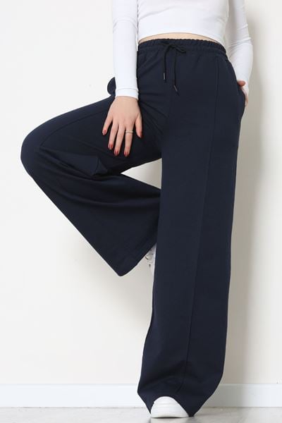 2 İplik Çımalı Eşofman Altı Lacivert - 52026.1857.