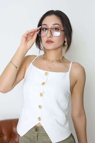 Mavi Işık Korumalı Ekran Gözlüğü Grişeffaf - 21111.1724.