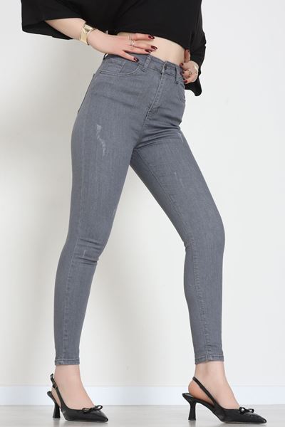 Dar Paça Kot Pantolon Füme - 42701.2121.