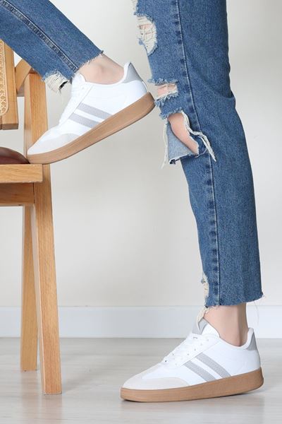 Spor Günlük Ayakkabı Beyazgri - 31680.264.