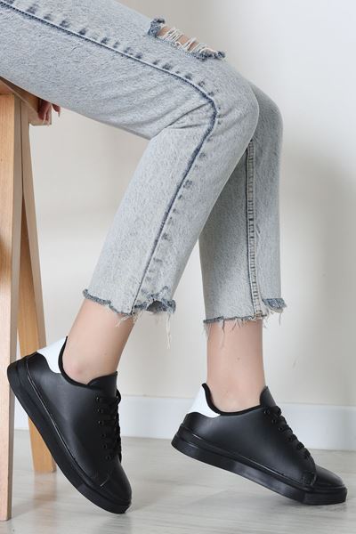 Kalın Tbn Günlük Ayakkabı Siyahbeyaz2 - 8585.264.