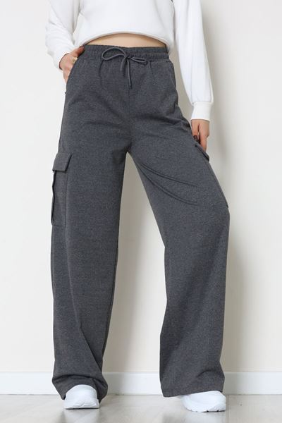 Kargo Cepli Eşofman Altı Gri - 52131.1857.