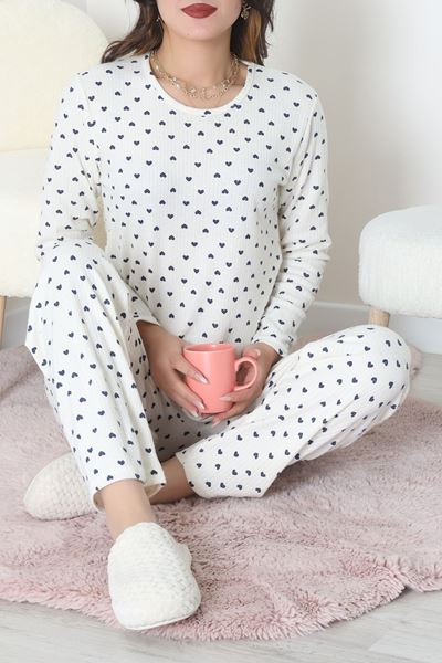 İnterlok Pijama Takımı Lacivert - 55009.1567.