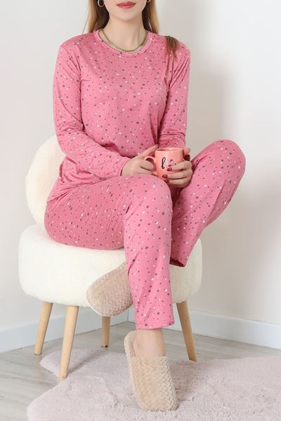 Sandy Alt Üst Aynı Pijama Takımı Pembeyıldız - 52166.1048.