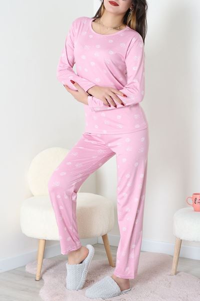 Sandy Alt Üst Aynı Pijama Takımı Açıkpembe - 52166.1048.