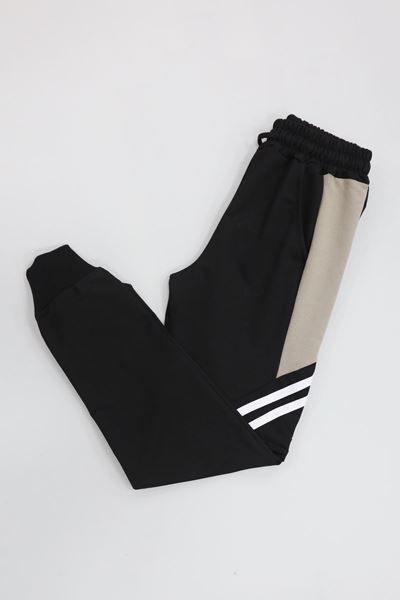 8-16 Yaş 2 İplik Likralı Eşofman Altı Siyahvizon - 52174.2066.