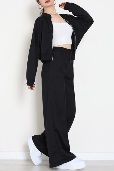 2 İplik Eşofman Takımı Siyah - 55022.1857.