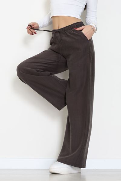 Soft Touch Dokuma Modal Pantolon Kahve - 30810.1837.