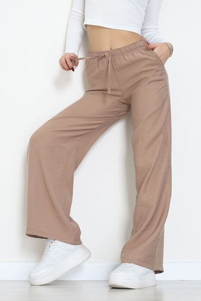 Soft Touch Dokuma Modal Pantolon Sütlükahve - 30810.1837.